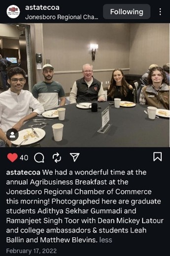 Arkansas State University social media coverage